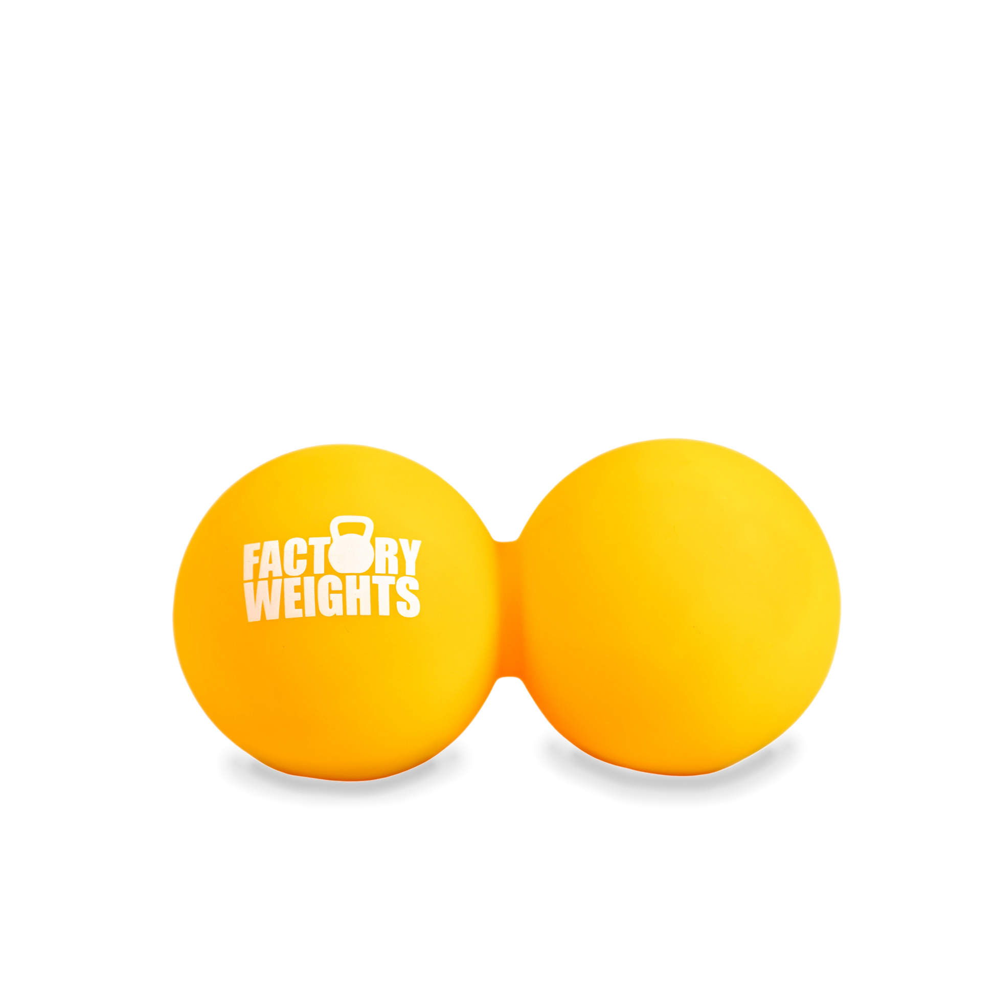 Double Massage Lacrosse Ball Sunshine Yellow 