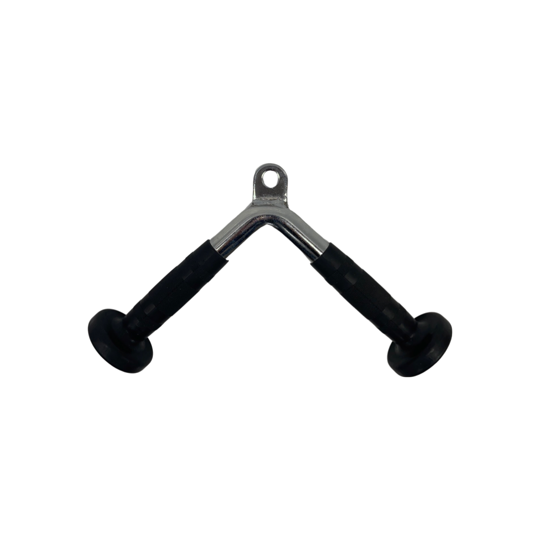 V Bar Pushdown Cable Attachment with Rubber Grips