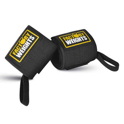 Heavy Duty Wrist Wraps Black 