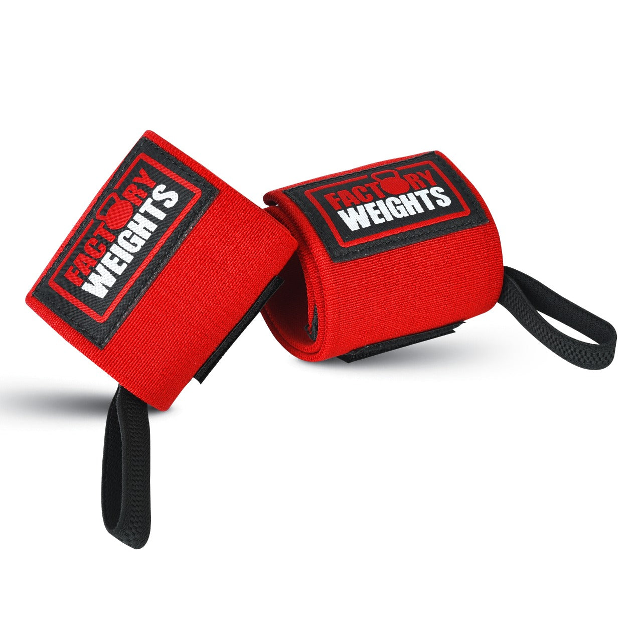 Heavy Duty Wrist Wraps Red 